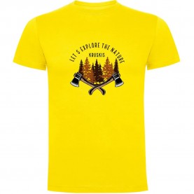 тениска,мъжки,тениски,kruskis,explore,nature,short,sleeve,t,shirt,yellow