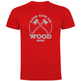 тениска,мъжки,тениски,kruskis,give,me,wood,short,sleeve,t,shirt,red