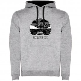 суичър,мъжки,пуловери,kruskis,logo,lake,hoodie,heather,grey,black,(grey)