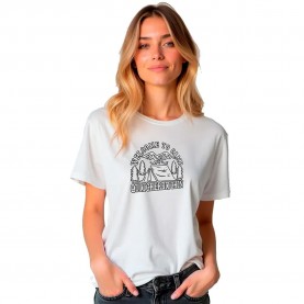 Тениска Kruskis Quitcherbitchin short sleeve T-shirt - White (White) тениска,мъжки,тениски,дамски,тениски,kruskis,quitcherbitchin,short,sleeve,t,shirt,white,(white)