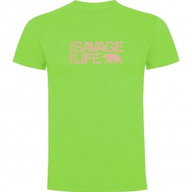 тениска,мъжки,тениски,kruskis,savage,life,short,sleeve,t,shirt,light,green,(green)