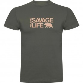 тениска,мъжки,тениски,kruskis,savage,life,short,sleeve,t,shirt,dark,army,green,(green,grey)
