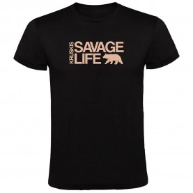 тениска,мъжки,тениски,kruskis,savage,life,short,sleeve,t,shirt,black