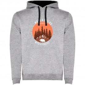 суичър,мъжки,пуловери,kruskis,make,a,friend,hoodie,heather,grey,black,(grey)