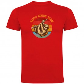тениска,мъжки,тениски,kruskis,sloth,hiking,team,short,sleeve,t,shirt,red