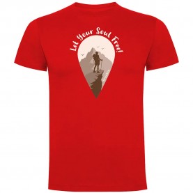 тениска,мъжки,тениски,kruskis,soul,free,short,sleeve,t,shirt,red,(red)