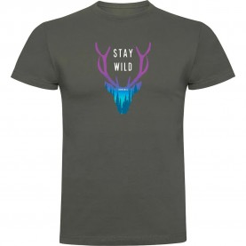 тениска,мъжки,тениски,kruskis,stay,wild,short,sleeve,t,shirt,dark,army,green,(green)