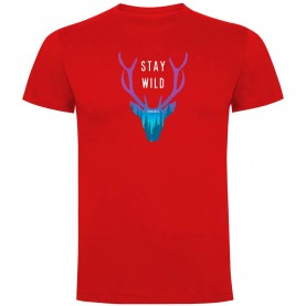 тениска,мъжки,тениски,kruskis,stay,wild,short,sleeve,t,shirt,red