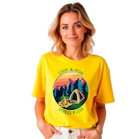 тениска,дамски,тениски,kruskis,stress,less,short,sleeve,t,shirt,yellow,(yellow)