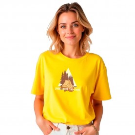 тениска,дамски,тениски,kruskis,under,the,stars,short,sleeve,t,shirt,yellow,(yellow)