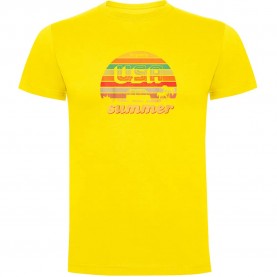 тениска,мъжки,тениски,kruskis,usa,summer,short,sleeve,t,shirt,yellow