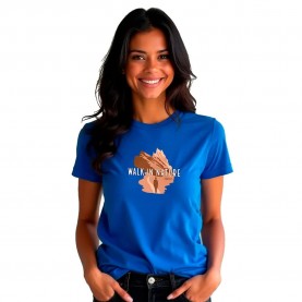 Тениска Kruskis Walk In Nature short sleeve T-shirt - Blue (Royal Blue) тениска,дамски,тениски,kruskis,walk,in,nature,short,sleeve,t,shirt,blue,(royal,blue)