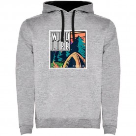 суичър,мъжки,пуловери,kruskis,wild,life,frame,hoodie,heather,grey,black,(grey)