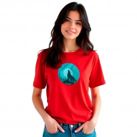 тениска,дамски,тениски,kruskis,wolf,night,short,sleeve,t,shirt,red,(red)