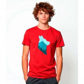 тениска,мъжки,тениски,kruskis,wolf,short,sleeve,t,shirt,red,(red)