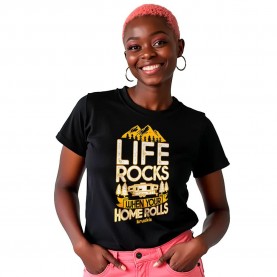 футболна,фланелка,дамски,тениски,kruskis,your,home,rolls,short,sleeve,t,shirt,black,(black)