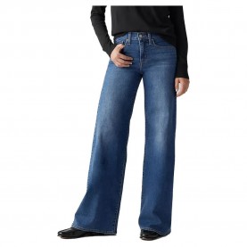 дънки,дамски,панталони,levi's®,318,shaping,wide,leg,jeans,blue