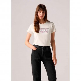 тениска,дамски,тениски,levi´s,®,the,perfect,short,sleeve,t,shirt,ananda,floral,bw,fil,2939,(white)