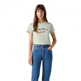 тениска,дамски,тениски,levi´s,®,the,perfect,short,sleeve,t,shirt,coloring,book,poppy,(green)