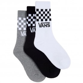 чорапи,дамски,чорапи,vans,classic,check,crew,socks,3,units,multicolor,(black,white)