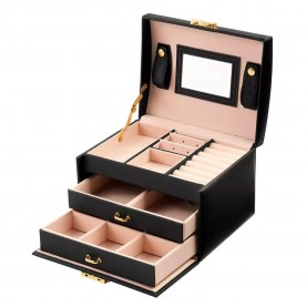 бижутерия,blanca,beige,black,0000313,jewellery,box,golden