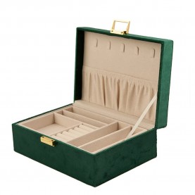 бижутерия,blanca,green,kxd0704,jewellery,box,beige