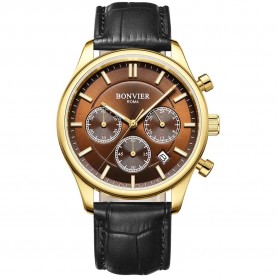 часовник,часовници,bonvier,angelo,bv081,watch,brown