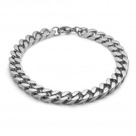 бижутерия,captena,bulldog,panzer,10,mm,stainless,steel,du20015,bracelet,silver