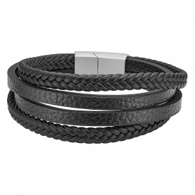 бижутерия,captena,saloon,leather,du20089,bracelet,black