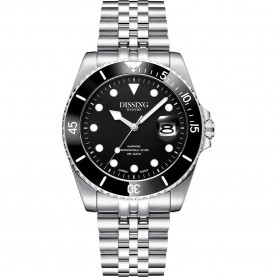 Часовник Dissing Diver D1265 watch - Silver часовник,часовници,dissing,diver,d1265,watch,silver