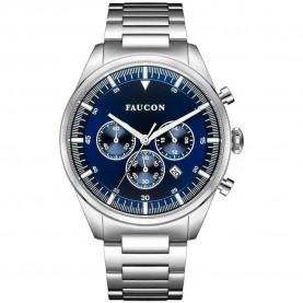 часовник,часовници,faucon,chrono,f10007,watch,blue