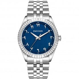 часовник,часовници,faucon,classic,f10043,watch,silver