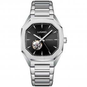 часовник,часовници,lugano,automatic,l0099,watch,silver
