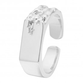 Tom morris Stainless Steel TM00040 ring - Clear бижутерия,tom,morris,stainless,steel,tm00040,ring,clear
