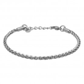 Tom morris Wheat 18 ct. Goldplated Stainless Steel TM00016 bracelet - Silver бижутерия,tom,morris,wheat,18,ct.,goldplated,stainless,steel,tm00016,bracelet,silver