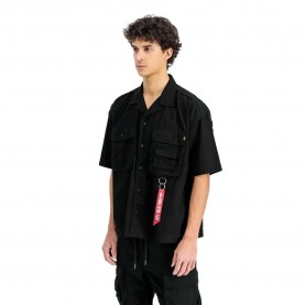 мъжки,якета,alpha,industries,aloha,safari,overshirt,black