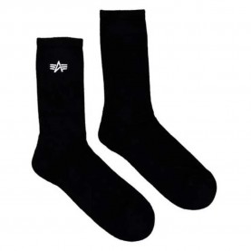 чорапи,мъжки,чорапи,alpha,industries,basic,socks,3,pairs,black,(black)