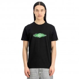 тениска,мъжки,тениски,alpha,industries,lightning,short,sleeve,t,shirt,black,poison,green,(black)