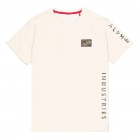 тениска,мъжки,тениски,alpha,industries,camo,sleeve,short,sleeve,t,shirt,vintage,white,(beige)