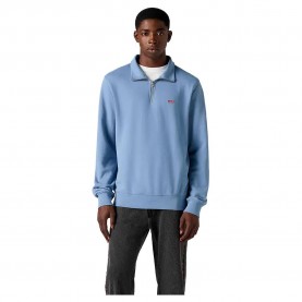 блуза,мъжки,пуловери,levi's®,original,hm,half,zip,sweatshirt,blue