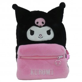 раница,раници,cyp,brands,hello,kitty,kuromi,plush,backpack,30,cm,black,pink,(multicolour)