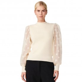 блуза,дамски,пуловери,дамски,плетени,дрехи,yas,dotme,sweater,beige