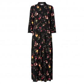 рокля,дамски,поли,и,рокли,yas,savanna,long,sleeve,long,dress,black,botari,(black)