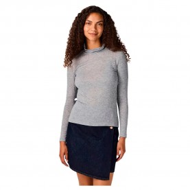 тениска,дамски,тениски,yas,woola,long,sleeve,high,neck,t,shirt,medium,grey,melange,(grey)