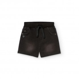 Поларени къси панталони Boboli Fleece Denim shorts - Black (Black) поларени,къси,панталони,мъжки,панталони,дамски,панталони,boboli,fleece,denim,shorts,black,(black)