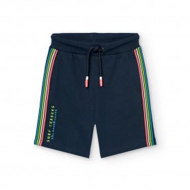 Поларени къси панталони Boboli Fleece shorts - Blue (Marine) поларени,къси,панталони,мъжки,панталони,дамски,панталони,boboli,fleece,shorts,blue,(marine)