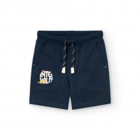 Къси панталони Boboli Knit Basic shorts - Blue (Marine) къси,панталони,мъжки,панталони,дамски,панталони,boboli,knit,basic,shorts,blue,(marine)