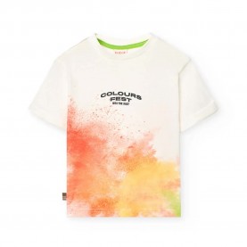 Тениска Boboli Knit short sleeve T-shirt - White (Chemical White 29) тениска,мъжки,тениски,дамски,тениски,boboli,knit,short,sleeve,t,shirt,white,(chemical,white,29)
