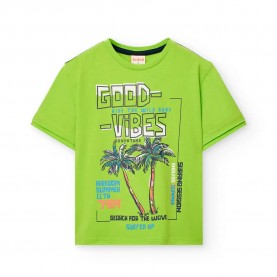 Тениска Boboli Knit short sleeve T-shirt - Green (Green) тениска,мъжки,тениски,дамски,тениски,boboli,knit,short,sleeve,t,shirt,green,(green)