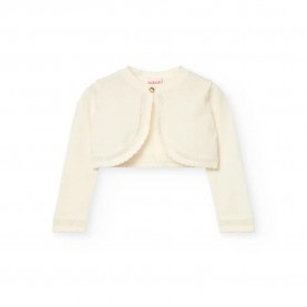 Яке Boboli Knitwear Bolero jacket - Beige (Chemical White) яке,мъжки,якета,дамски,якета,и,палта,boboli,knitwear,bolero,jacket,beige,(chemical,white)